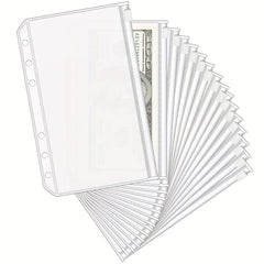 A6 Budget Binder Organizer with 6 Hole Pockets
