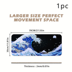 XL Anti-slip Mouse Pad - Boats & Waves Night Sky