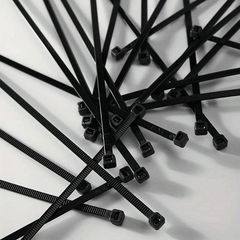 100pcs Waterproof Nylon Tie for Wire Management Home Office Garden