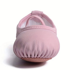 Canvas Ballet Dance Shoes Lace-up Flats Leather Soles