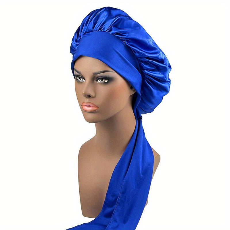 Candy Satin Bonnet Women Casual Sleeping Nightcap Shower Cap