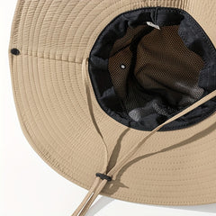 Fashionable Pure Rope Big Brim Hat Outdoor Sun Protection Fisherman Hat