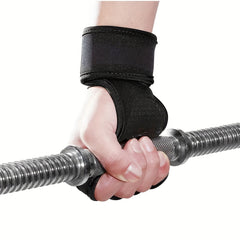 Half Finger Pull Up Grip Sports Wrist Protection Gloves