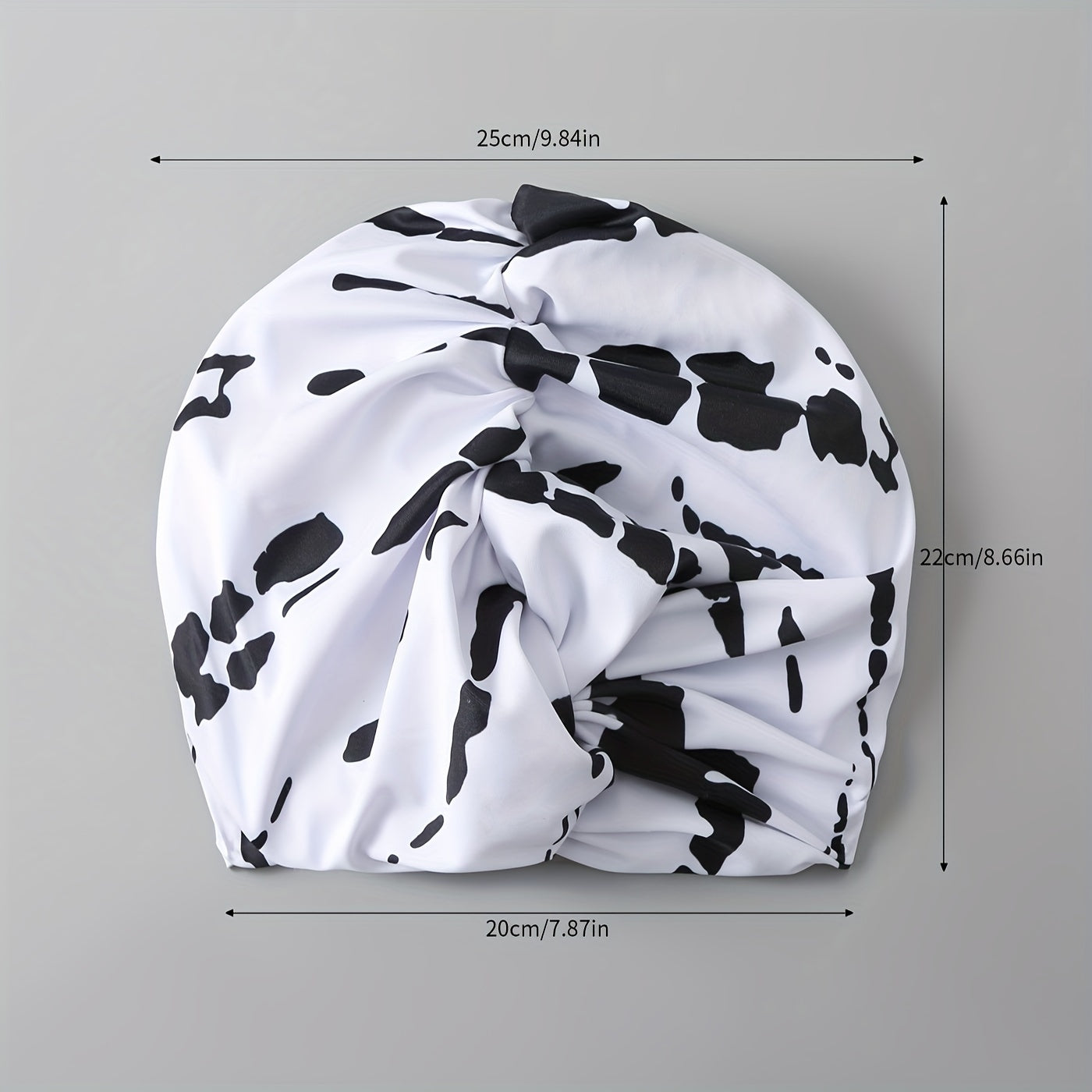 Print Ruched Swimming Hat & Water Sports Cap Women's Swimwear