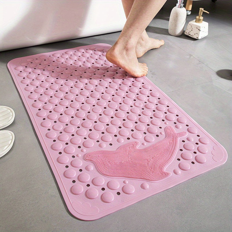Square Bathroom Mat Anti Slip Pad Shower Anti Drop Suction Cup Floor Mat