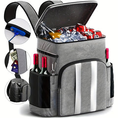 Large Capacity Refrigerated Insulation Backpack Leakproof Picnic Bag