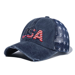 Embroidered Baseball Cap Peaked Cap Breathable Mesh Cap