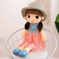 Sweetheart Princess Plush Toy Realistic Cartoon Fairy Pink Outfit Safe Gift