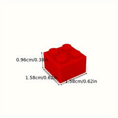 75pcs 2x2 High Bricks Small Building Blocks Refill Pack