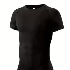 Men's Quick Dry Compression T-Shirt for Gym Running Fitness