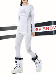 Women's Thermal Underwear Set Long Sleeve Top & Leggings