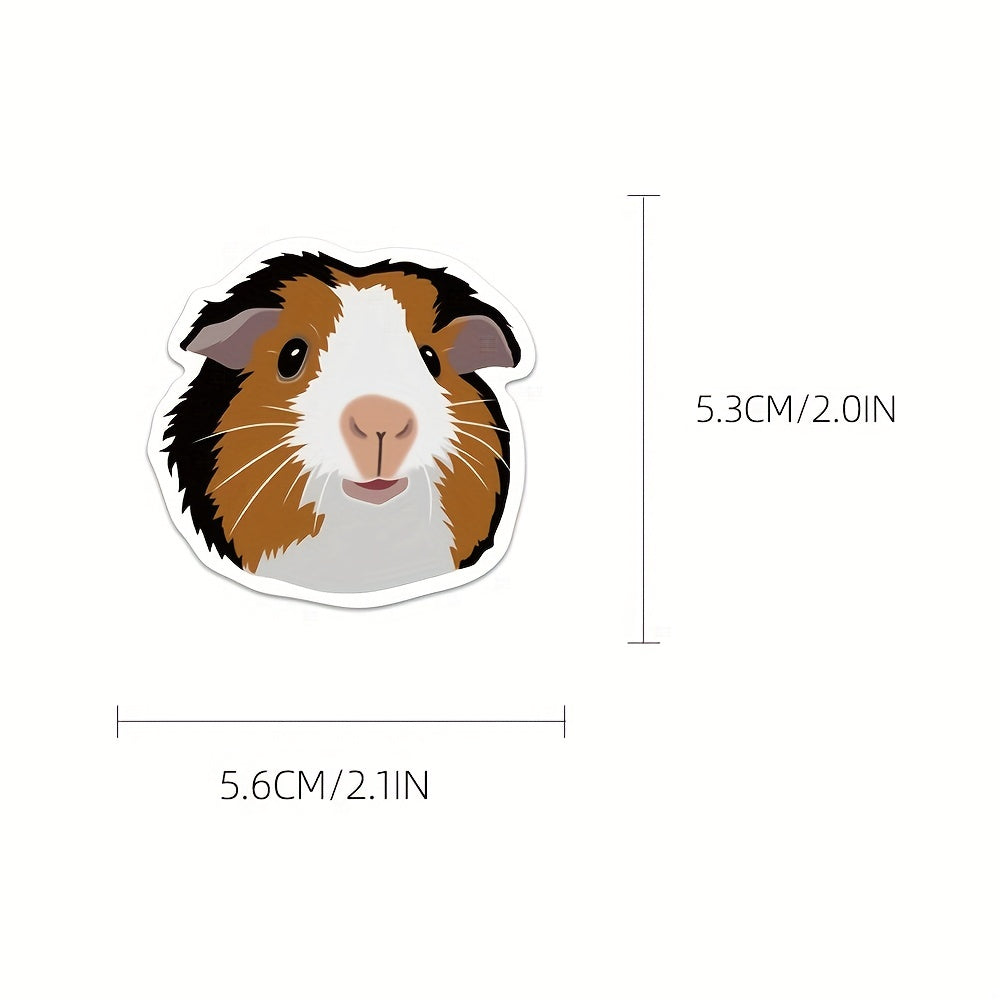 50pcs Guinea Pig Stickers for Mobile Laptop Water Cup Skateboard