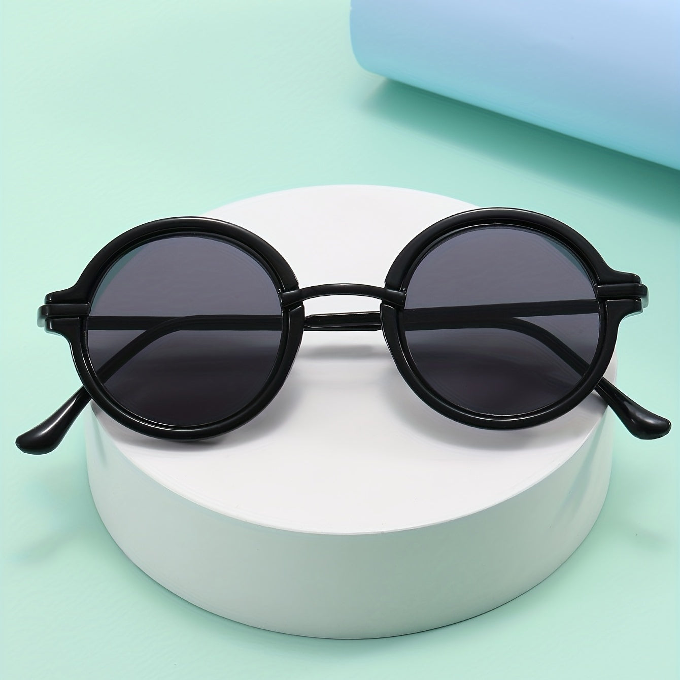 Kids Metal Round Sunglasses UV Protection
