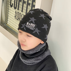Men's Winter Knit Beanie Hat Coldproof Warm Velvet Ear Protection