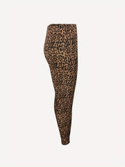 Leopard Print Skinny Leggings Elastic Waist Stretchy Leggings