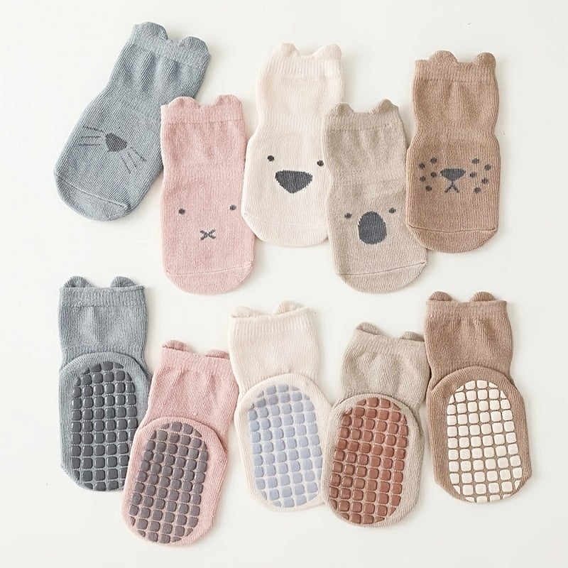 Baby Boys Cartoon Floor Socks Non slip Toddler Socks