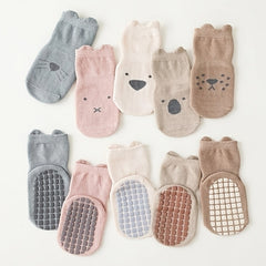 Baby Boys Cartoon Floor Socks Non slip Toddler Socks