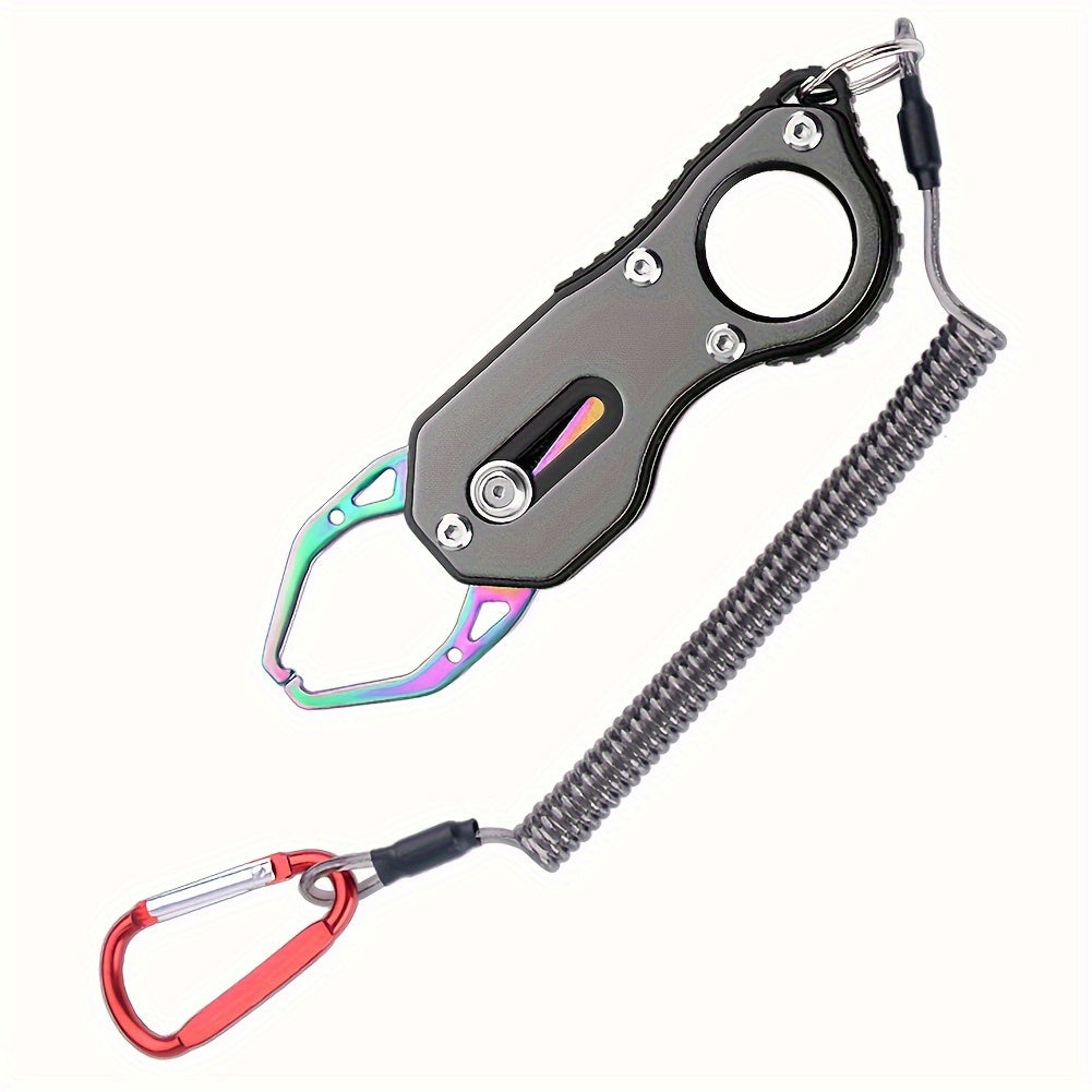 Portable Stainless Steel Fish Gripper Mini Fishing Plier 5 12in