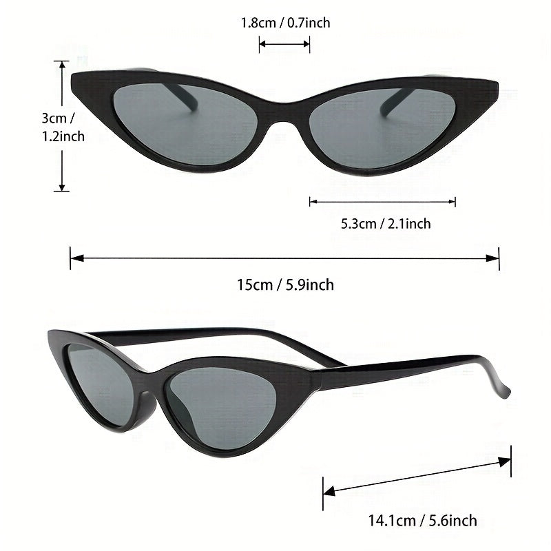Cat Eye Sunglasses Triangle Frame Glasses UV400