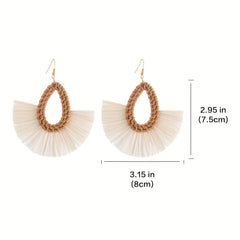 Boho Tassel Earrings for Summer Beach