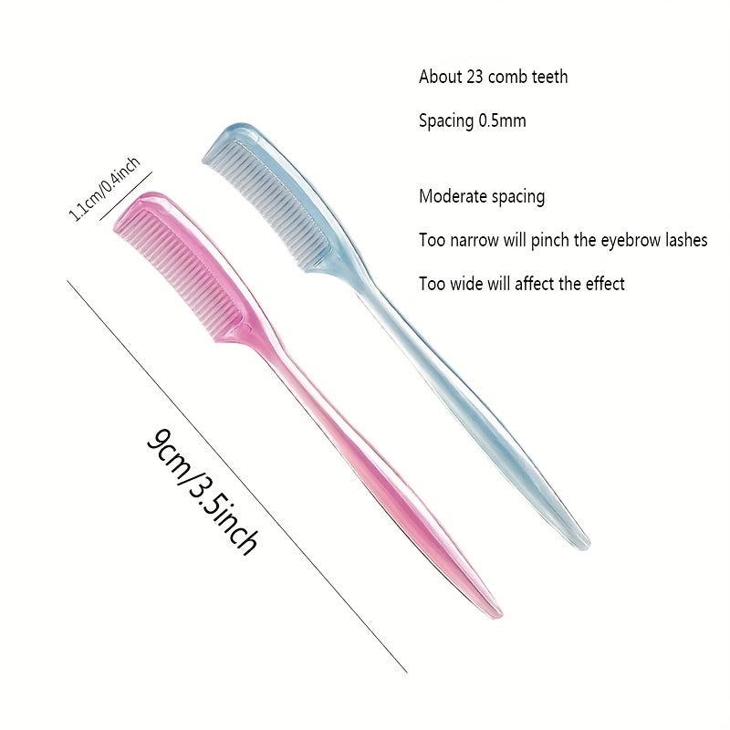 Eyelash Comb & Brush Set for Mascara Application