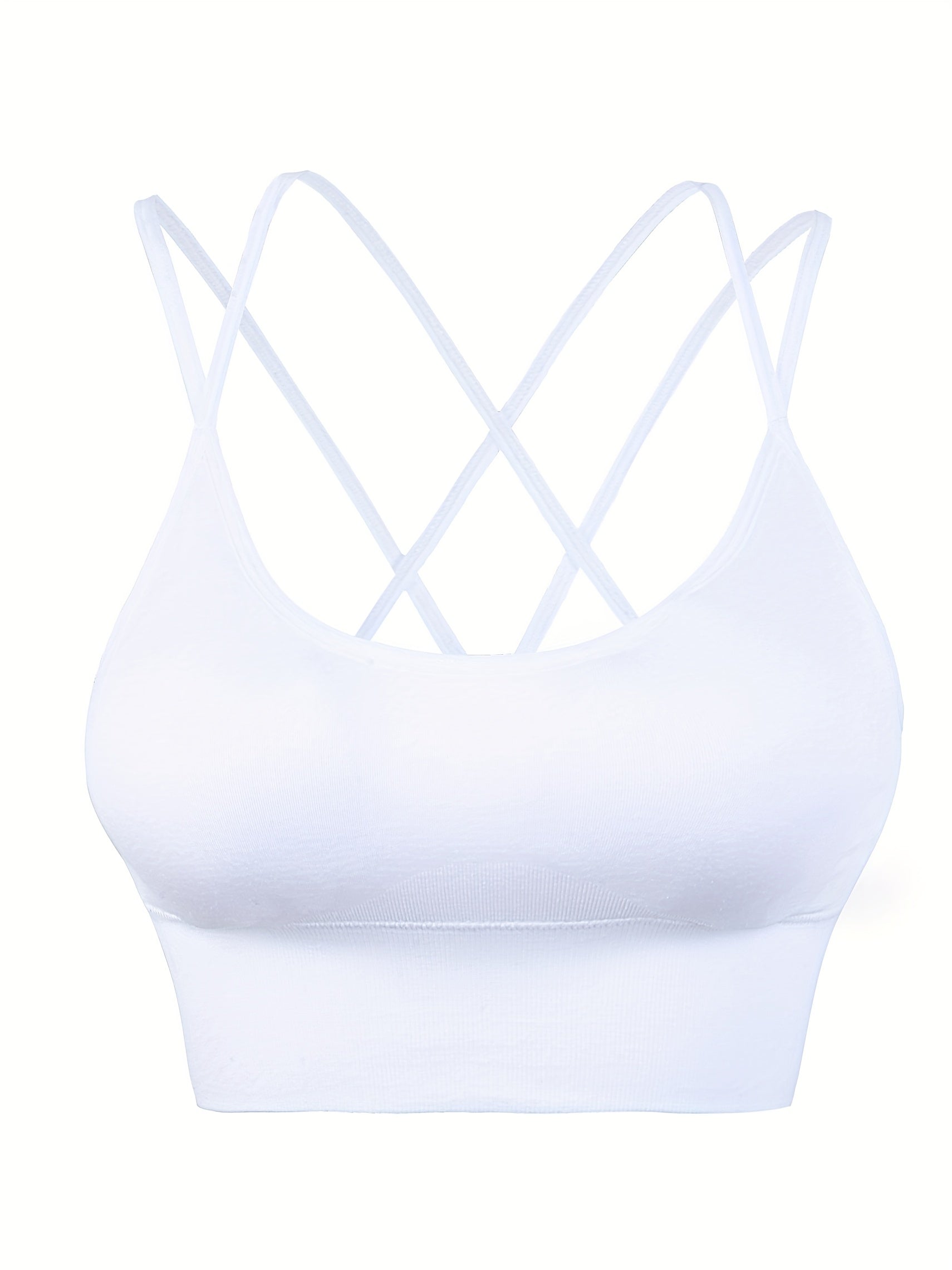 5pcs Cross Back Sports Bras Criss Cross Beauty Back Sports Bra for Women