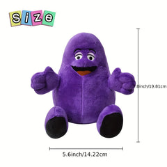 Grimaca Plush Toy Stuffed Animal Purple M Plushie Doll Gifts Kids