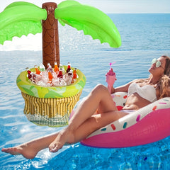 Inflatable Palm Tree Ice Bucket for Summer Parties