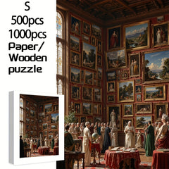 1000pc Art Gallery Puzzle Historic Renaissance Figures Vintage Art Project