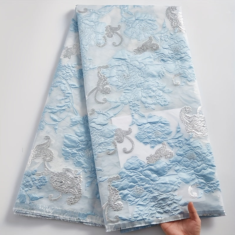 African Jacquard Lace Fabric High French Tulle Lace Brocade Fabric