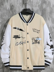 Men's Soft shell Botton Up Jacket With Pockets