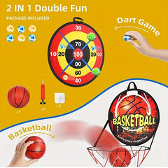 Portable Foldable Basketball Frame 35x56 cm Outdoor Party Game Toy