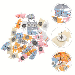 30 Cat Thumbtack Decorative Tacks for Cork Board - Coloured Push Pins Animal Dec