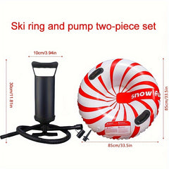 Waterproof Thickened PVC Winter Snow Sled - Skiing Ring