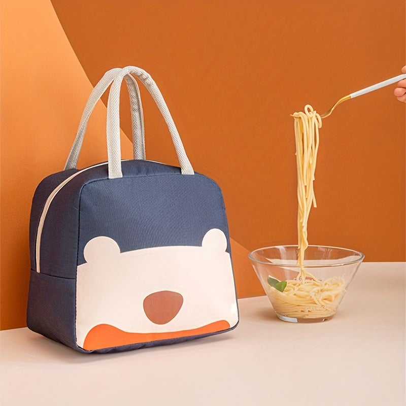 Portable Insulated Bento Bag Waterproof Lunch Box Large Capacity