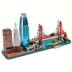 3D City Street View Metal Puzzle Model Kit
