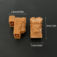 2pcs Animal Statue Decoration Building Blocks Toy