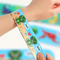 12pcs Dinosaur Snap Rings for Parties - Holiday Dinosaur Bands