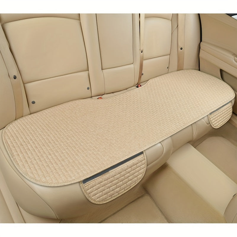 Car Seat Cover Linen Rear Seat Cushion Protector Pad Mat Universal