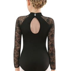 Girls Hollow Back Long Sleeve Ballet Leotard
