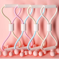 8 Shaped Back Workout Resistance Exercise Band With Comfortable Handles