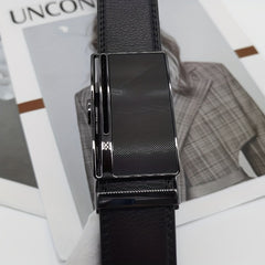 ZDC X02 Men's Leather Belt Automatic Buckle Casual Versatile Belt