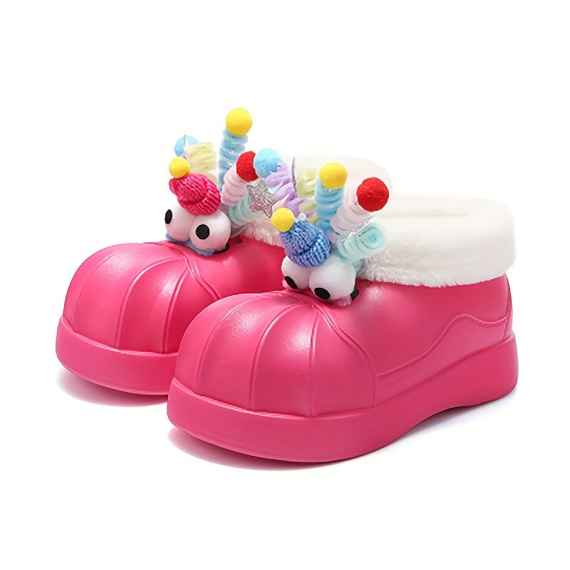 Women's Plush Lined Snow Boots Thermal Warm Shoes