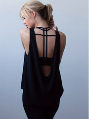 Breathable Backless Women's Sports Top