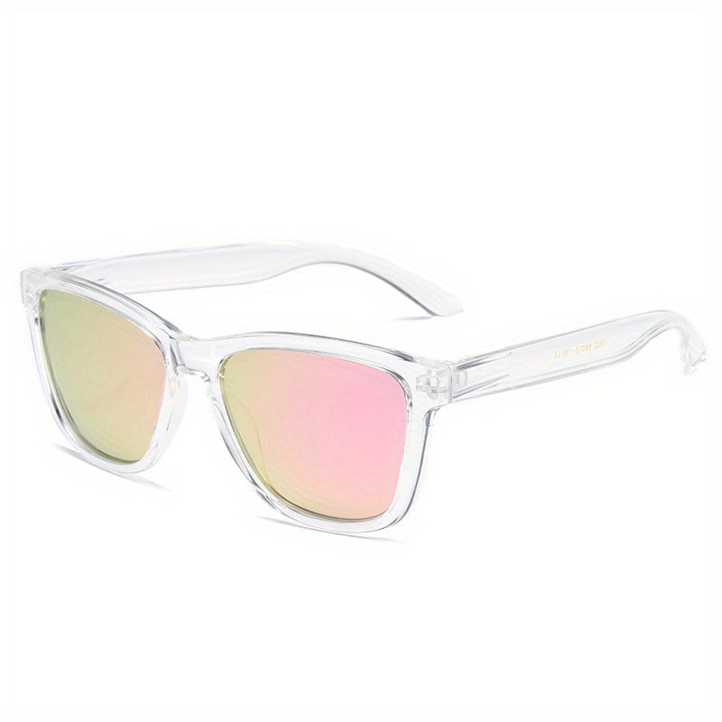 Men's Polarized Retro Square Frame Sunglasses UV Protection RZ1371
