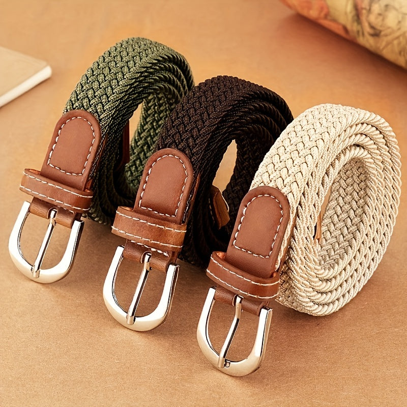 Unisex Elastic Belt Casual Versatile Jeans Belt