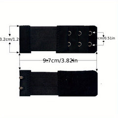 3pcs Bra Strap Extenders 2 Hooks Comfortable Adjustable Women's Lingerie Accesso