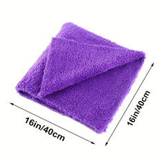 3pcs 40X40CM 350GSM Car Wash Microfiber Towel Cleaning And Drying