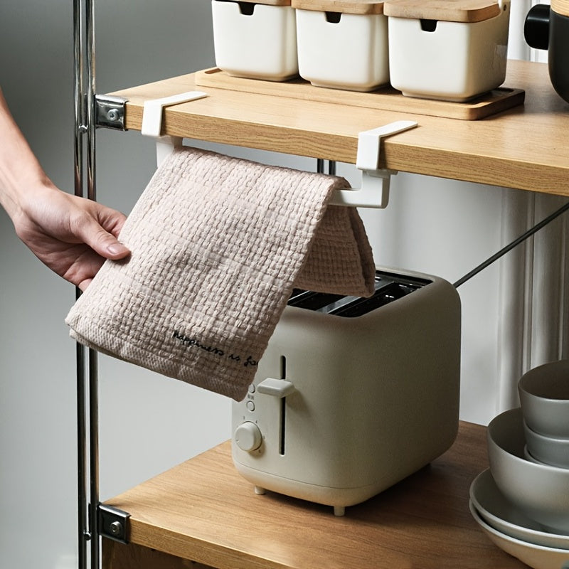 Over Cabinet Door Towel Hanging Rack Kitchen Bathroom Shelf