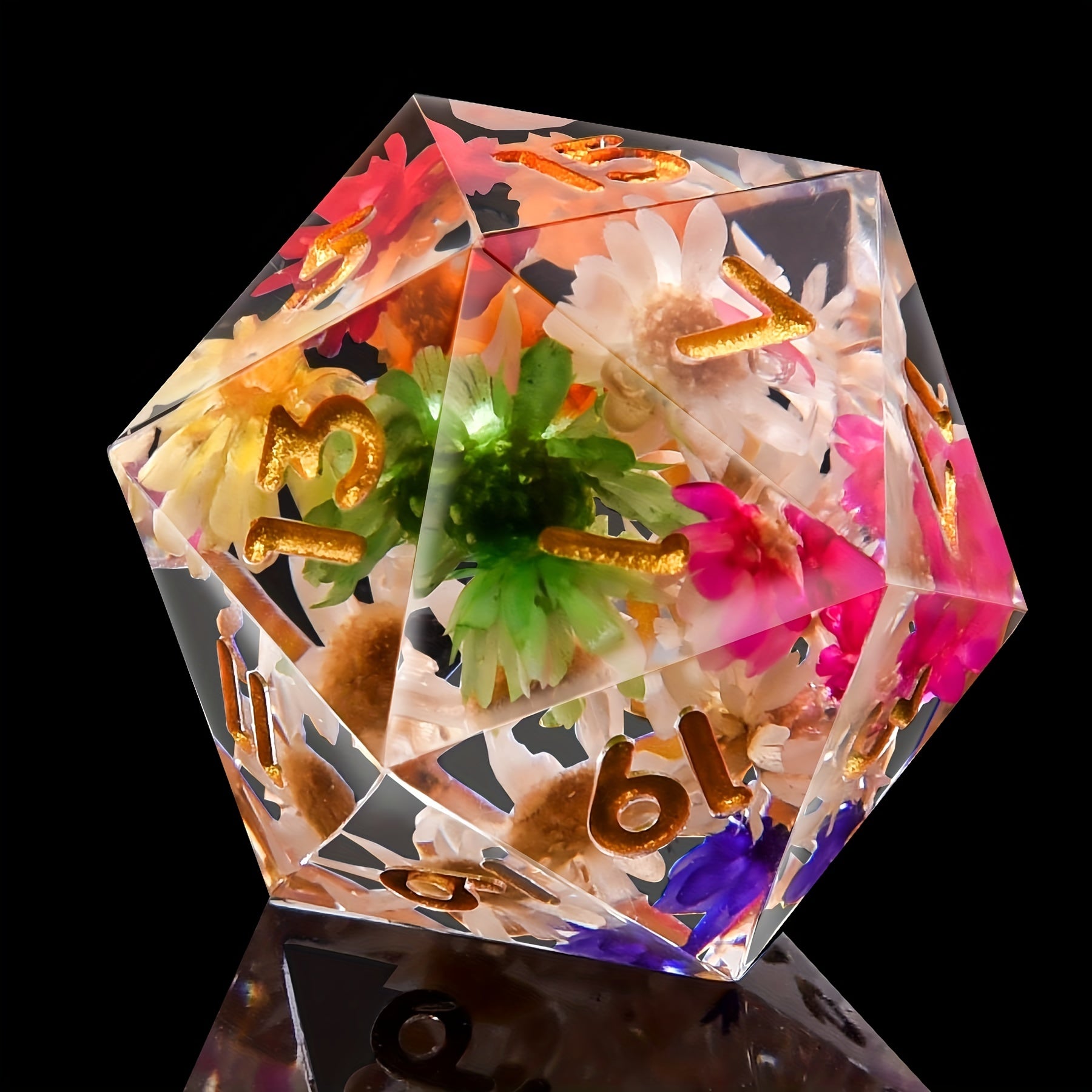 7pcs Resin Dice Set for Tabletop Games Roleplaying